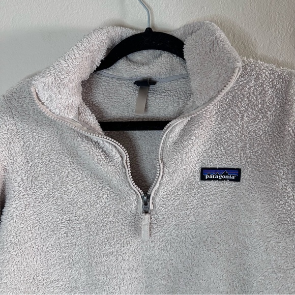 PATAGONIA cream Los Gatos quarter zip fleece pullover XS - Picture 4 of 16
